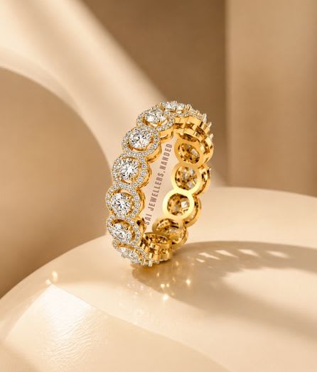 Eternity Gold Ring - View 1