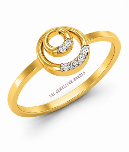 Spiral Gold Ring view 3