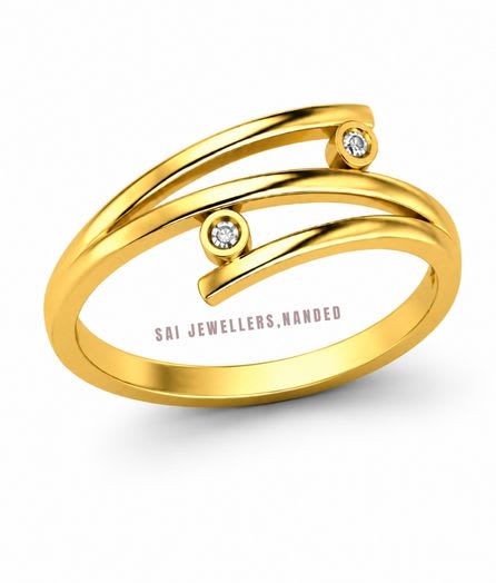 Open Wrap Gold Ring view 2