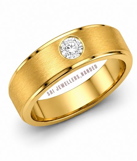 Classic Matte Gold Ring view 2