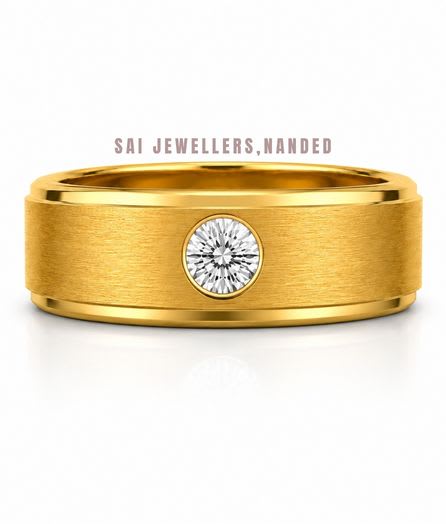 Classic Matte Gold Ring view 3