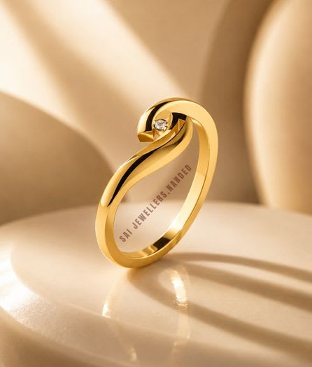 Twist Gold Ring - View 1