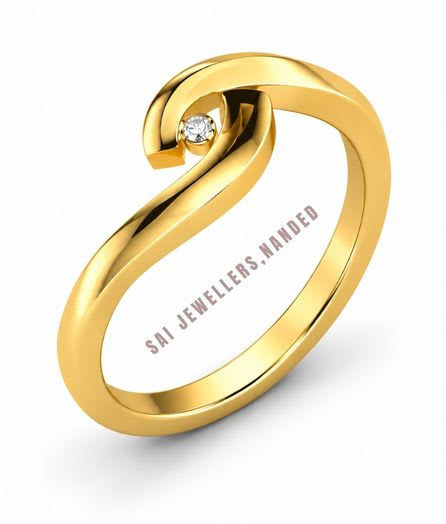 Twist Gold Ring view 2