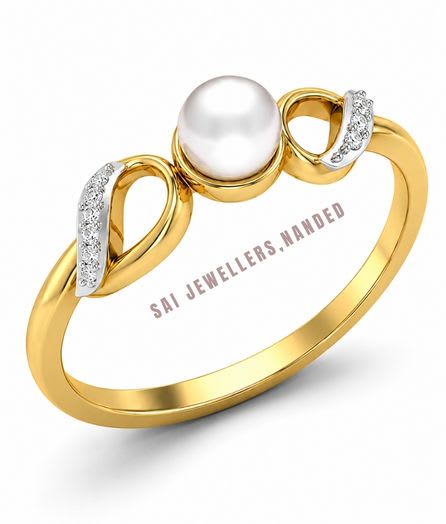 Pearl Gold Ring view 2