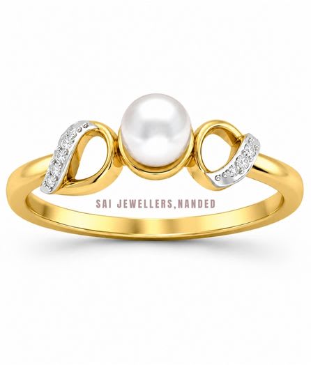 Pearl Gold Ring view 3