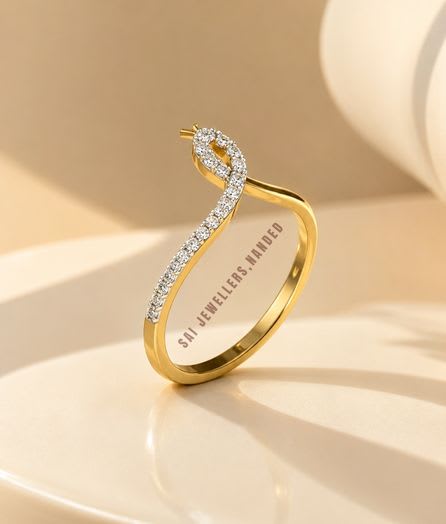 Twist Gold Ring - View 1