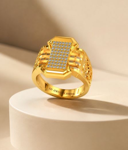 Regal Baroque Gold Ring - View 1