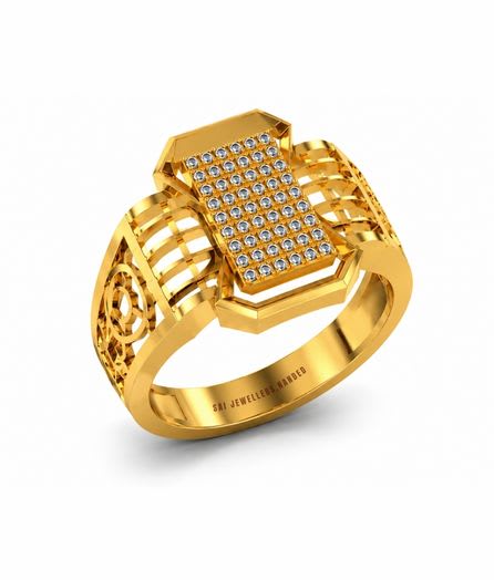 Regal Baroque Gold Ring view 3