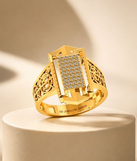 Royal Gate Gold Ring - View 1