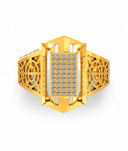 Royal Gate Gold Ring view 3