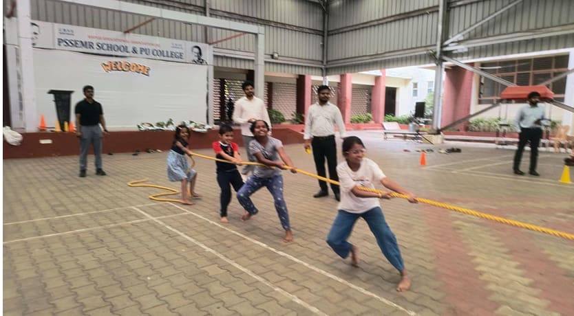 Tug of War Competition for CIE Girls of Classes I to V