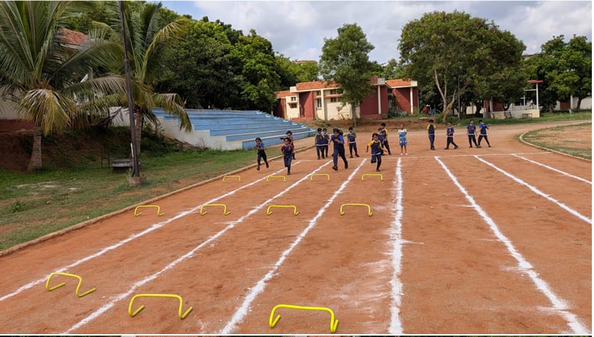 Obstacle Course Race for Class I & II CBSE