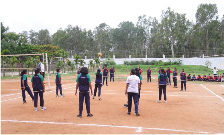 Throwball Competition for Girls Class IX–X CBSE