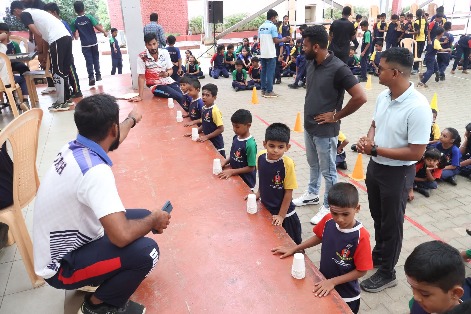Inter-House Frog Jump and Pyramid Cup Competitions for CBSE Classes I & II