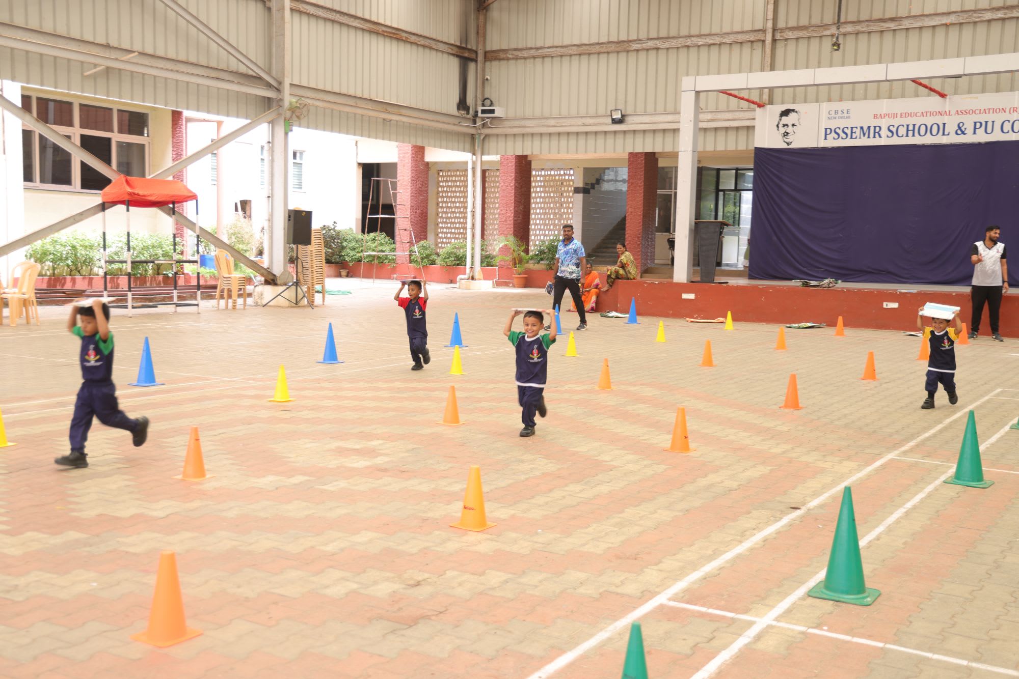 Inter-House Book Balancing and Sack Race Competitions for CBSE students of Classes I and II