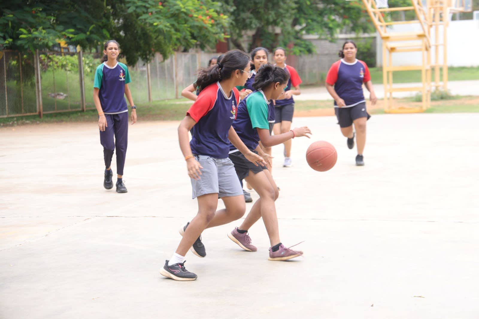 Inter-House Basketball Competition for CBSE Girls (Classes IX–X)