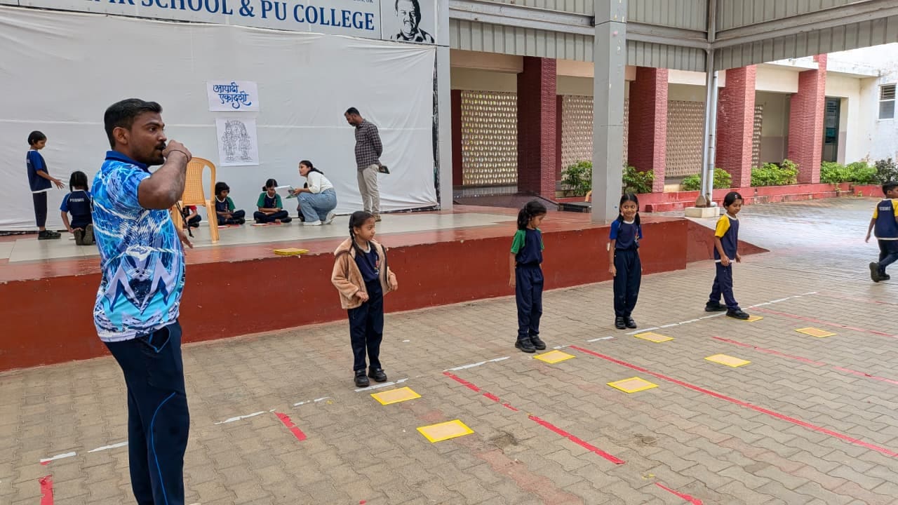 Inter-House Card Board Walking and Reverse Running Competition for CBSE Boys & Girls (Classes I–II