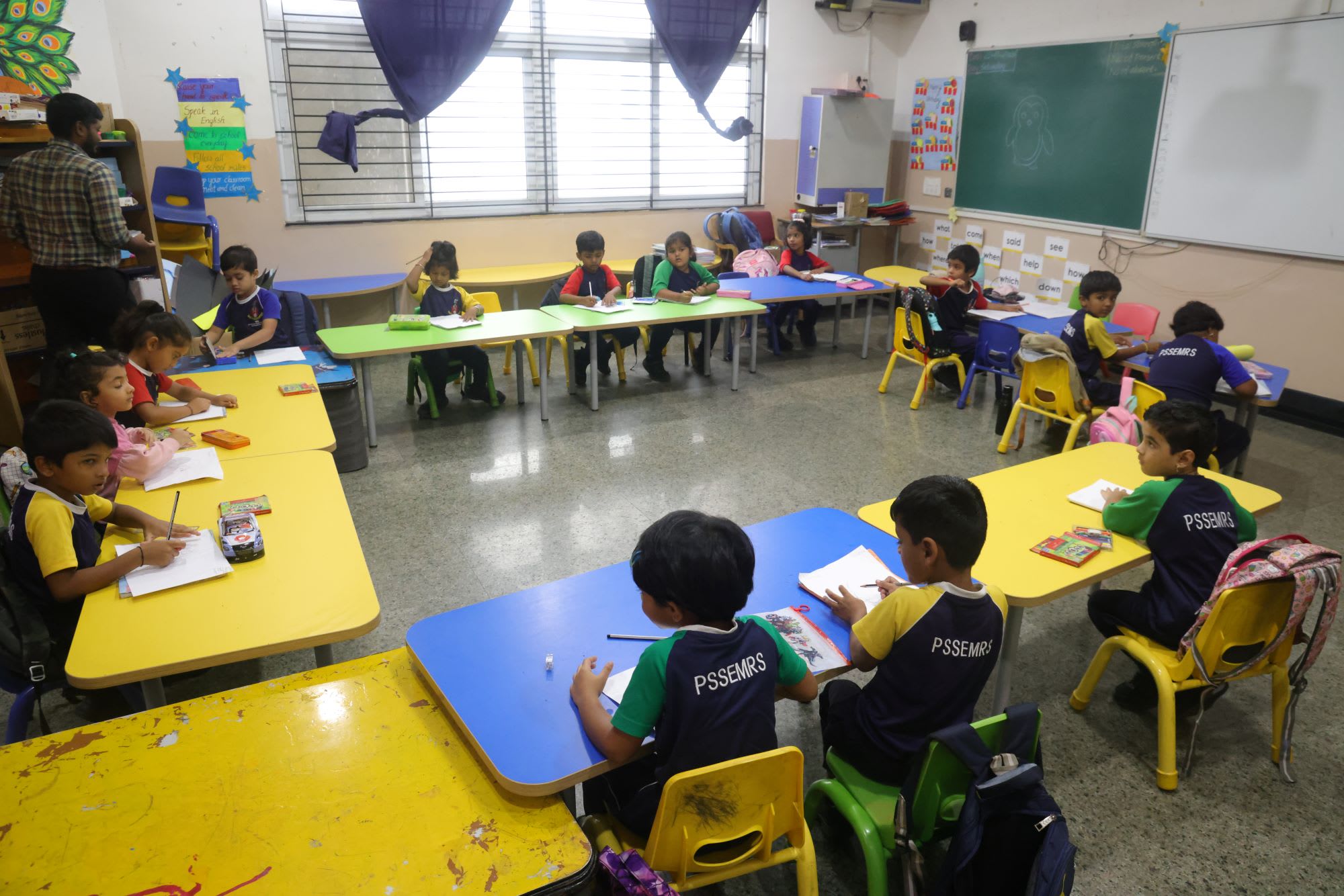 Inter-House Cartoon Art Competition for Nursery, LKG and UKG