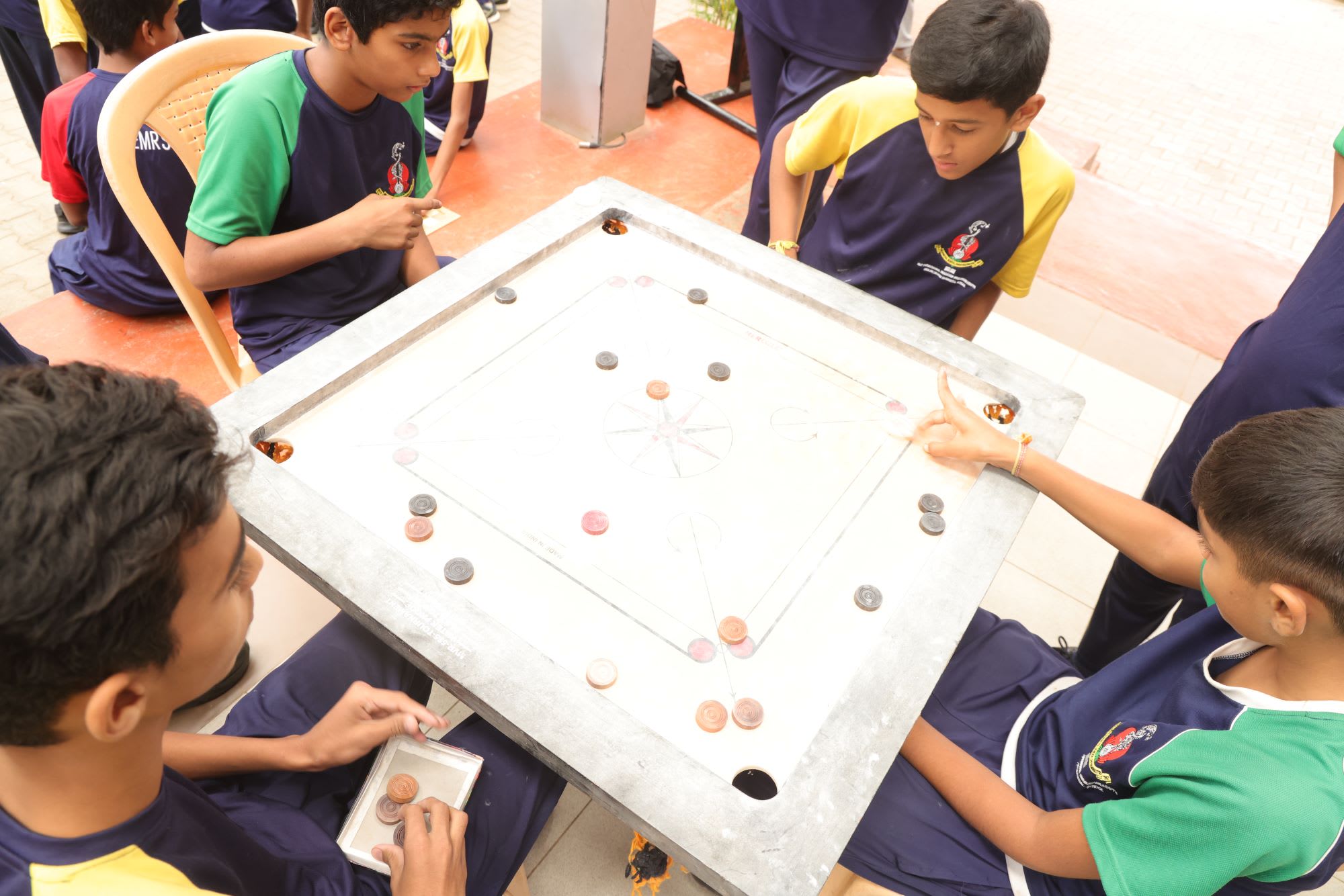 Inter-House Chess and Carrom competitions for  Boys  Classes IX & X 