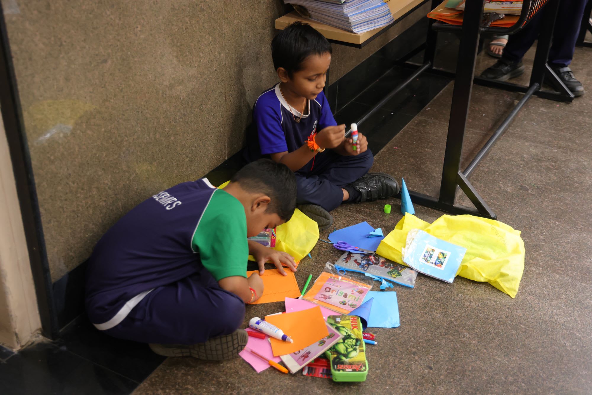 Inter-House Birthday Cap Making Nursery, LKG & UKG