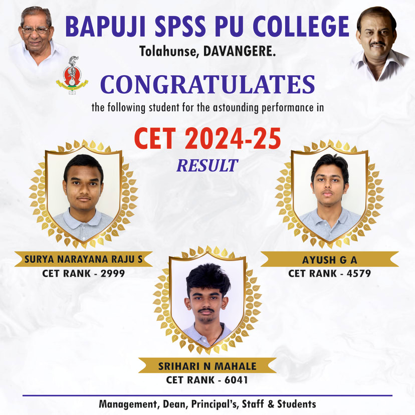 Our Past Result at Bapuji SPSS PU College