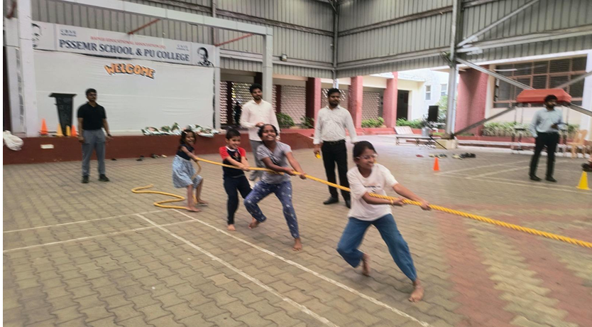 Tug of War Competition for CIE Girls of Classes I to V