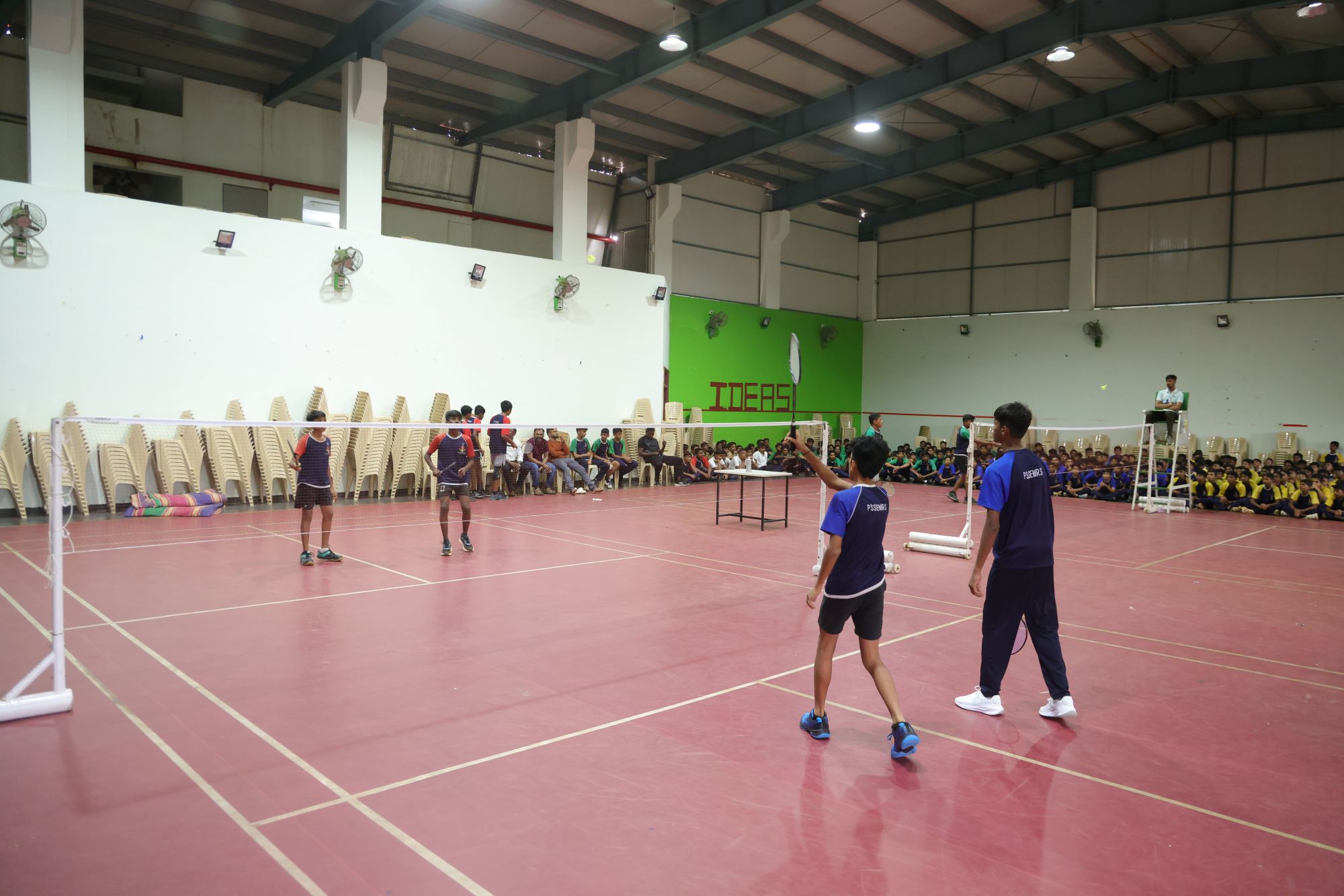 Inter-House Badminton and Table Tennis Competitions for CBSE Boys of Classes IX and X