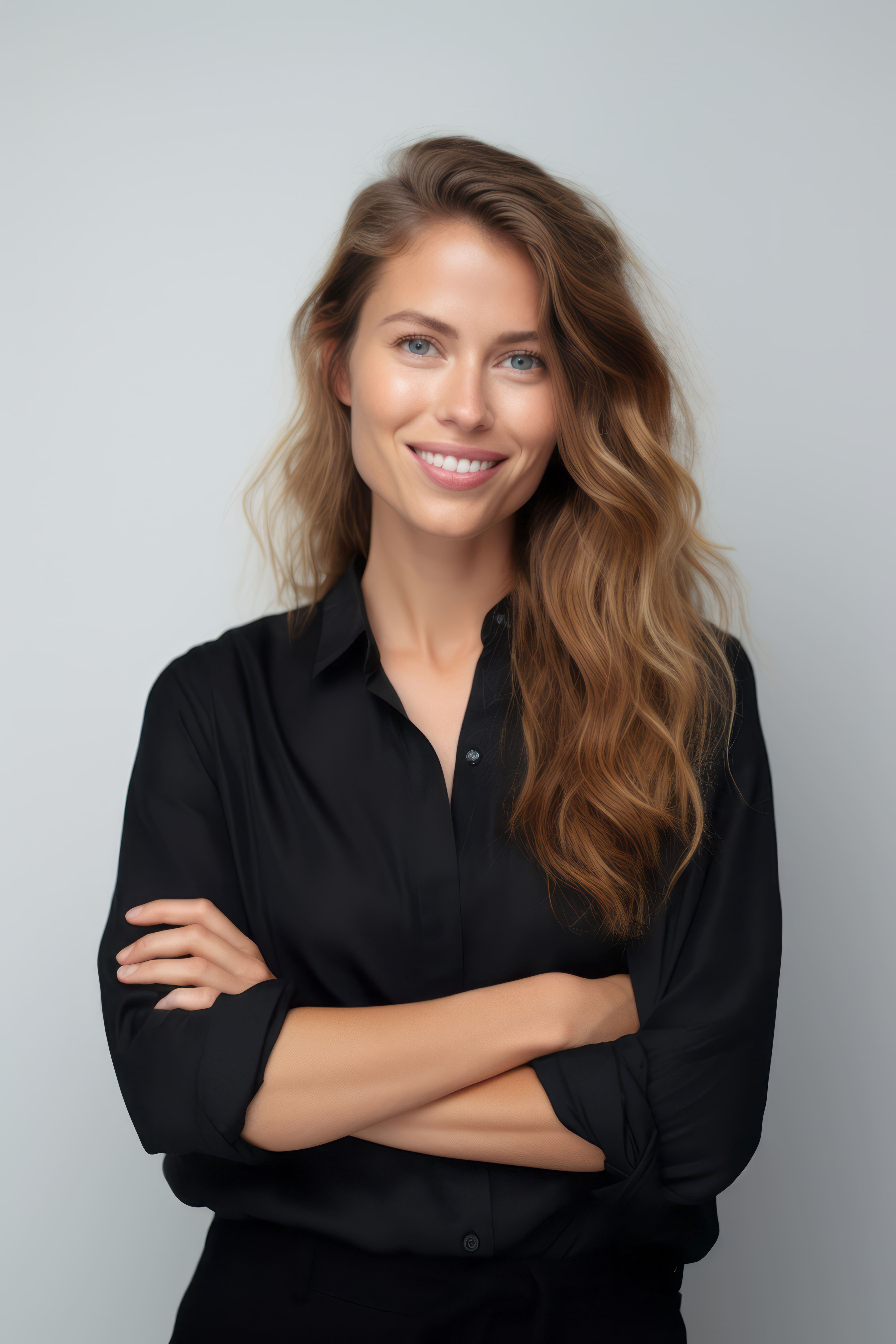 Portret elegant în lumină naturală