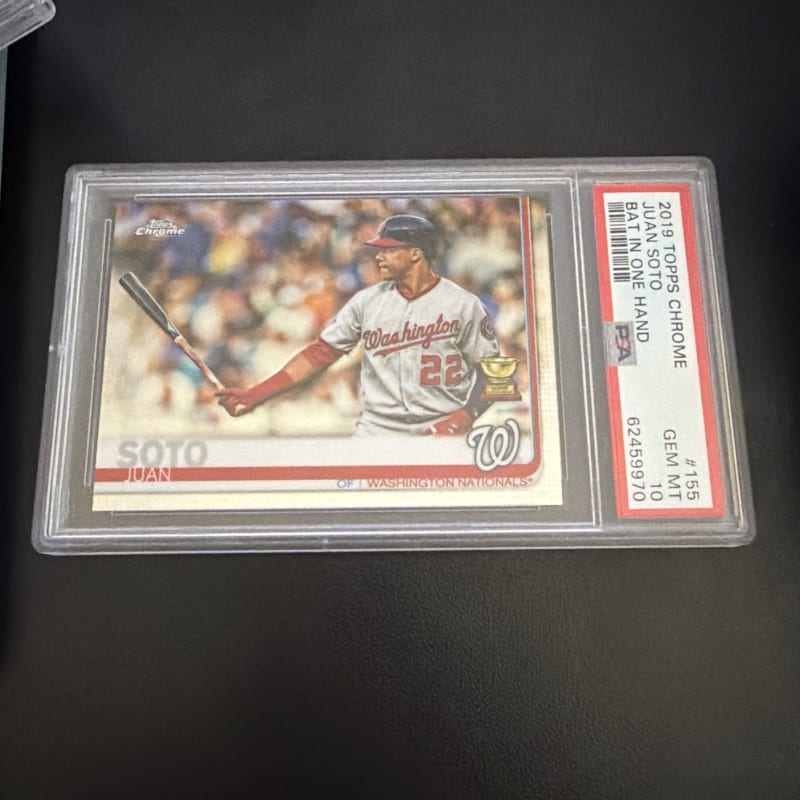2019 Topps Chrome Juan Soto #155 front