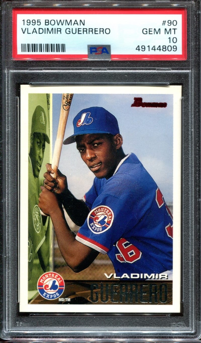 1995 Bowman Vladimir Guerrero #90 front