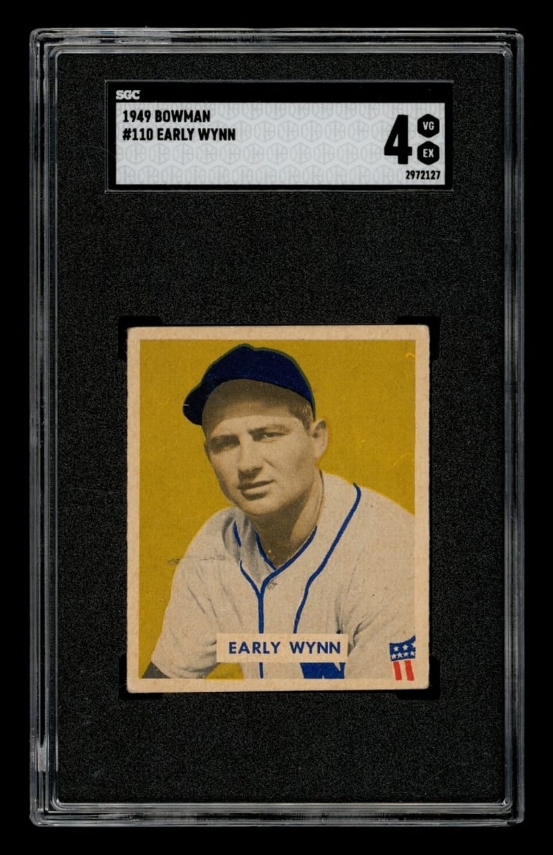 1949 Bowman Early Wynn #110 front