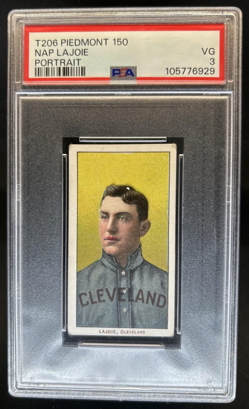 1909 T206 Nap Lajoie front