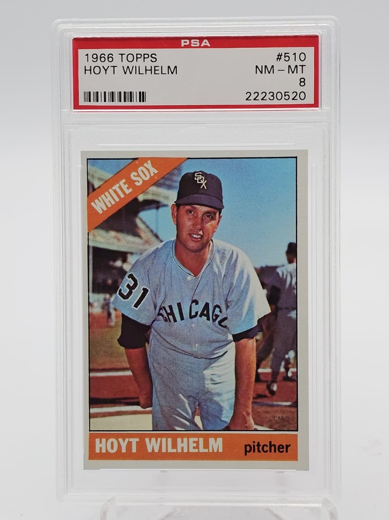 1966 Topps Hoyt Wilhelm #510 front