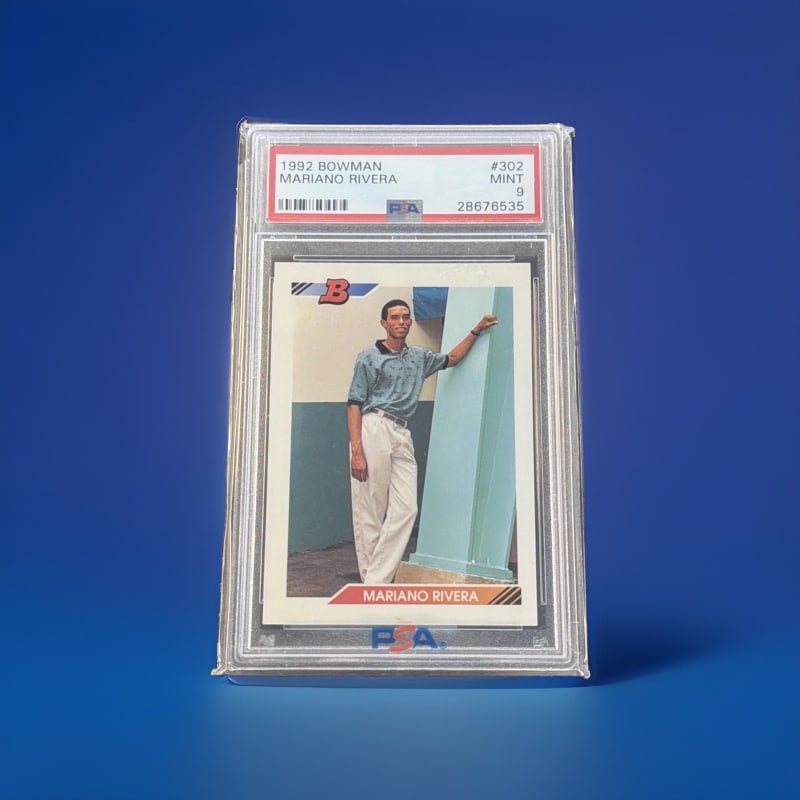 1992 Bowman Mariano Rivera #302 front