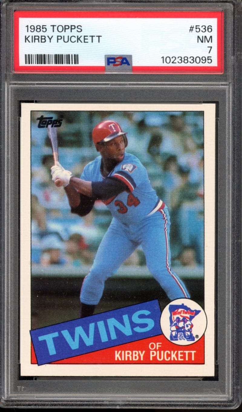 1985 Topps Kirby Puckett #536 front