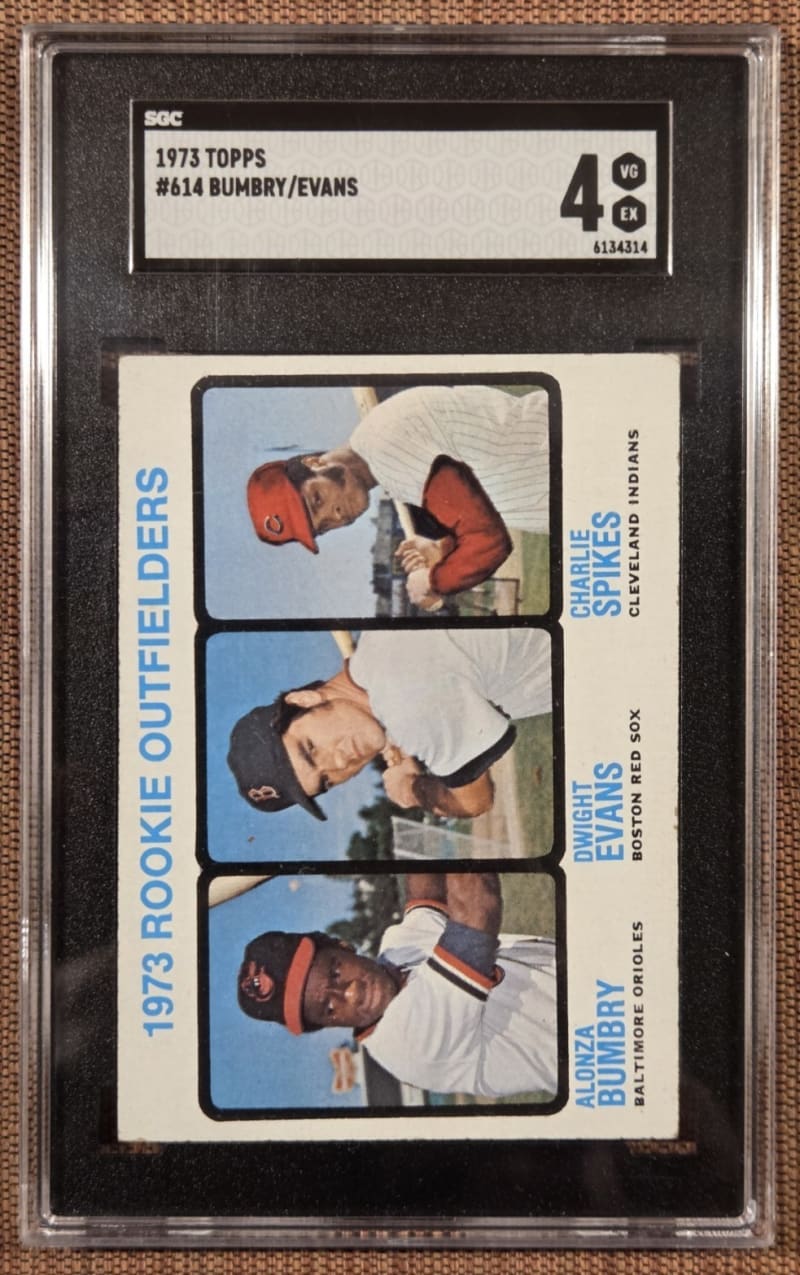 1973 Topps Dwight Evans #614 front