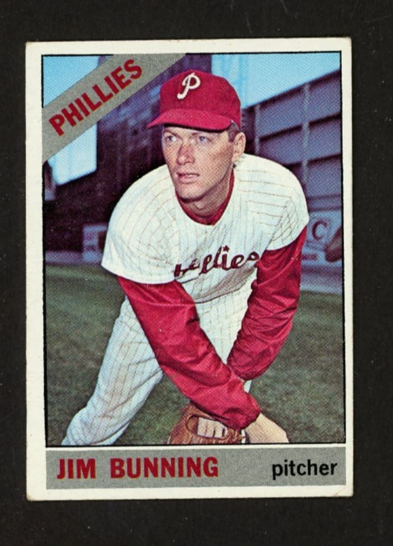 1966 Topps Jim Bunning #435 front