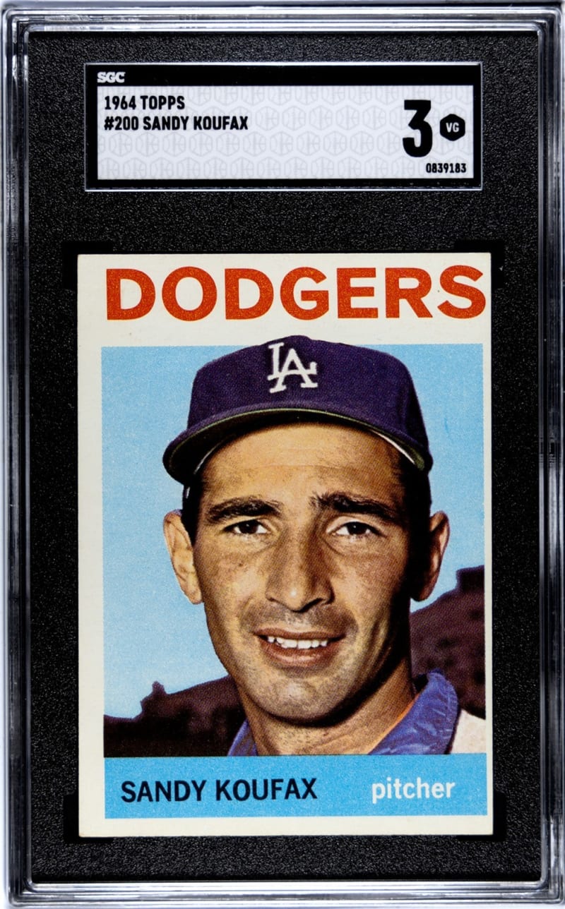1964 Topps Sandy Koufax #200 front