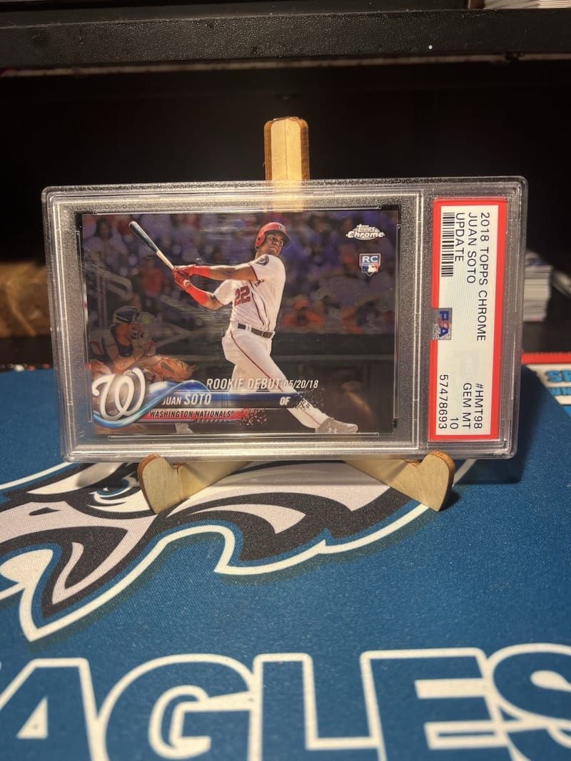 2018 Topps Chrome Update Juan Soto #HMT55 front