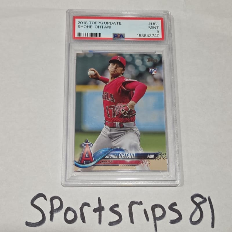 2018 Topps Update Shohei Ohtani #US1 front