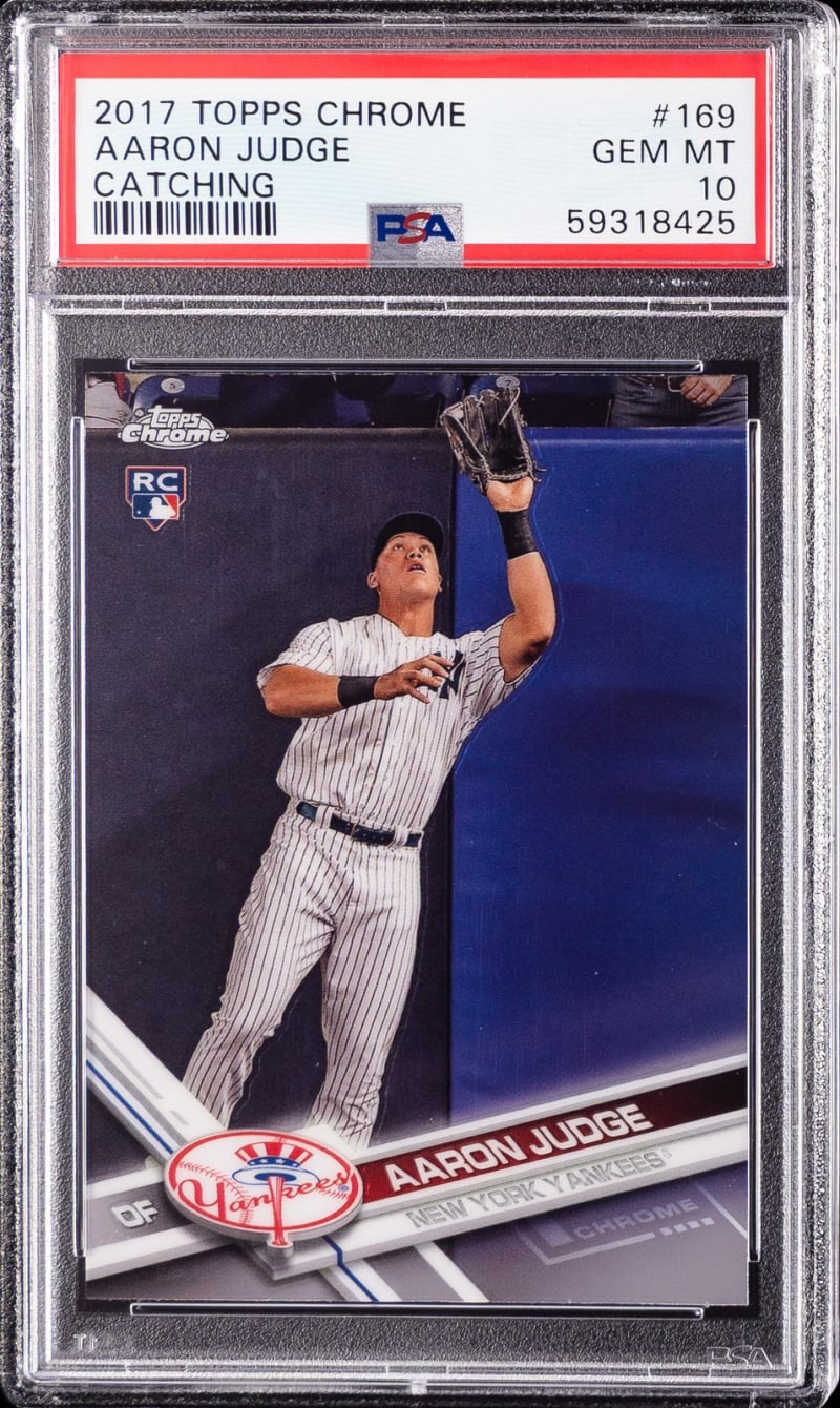 2017 Topps Chrome Aaron Judge #169 front