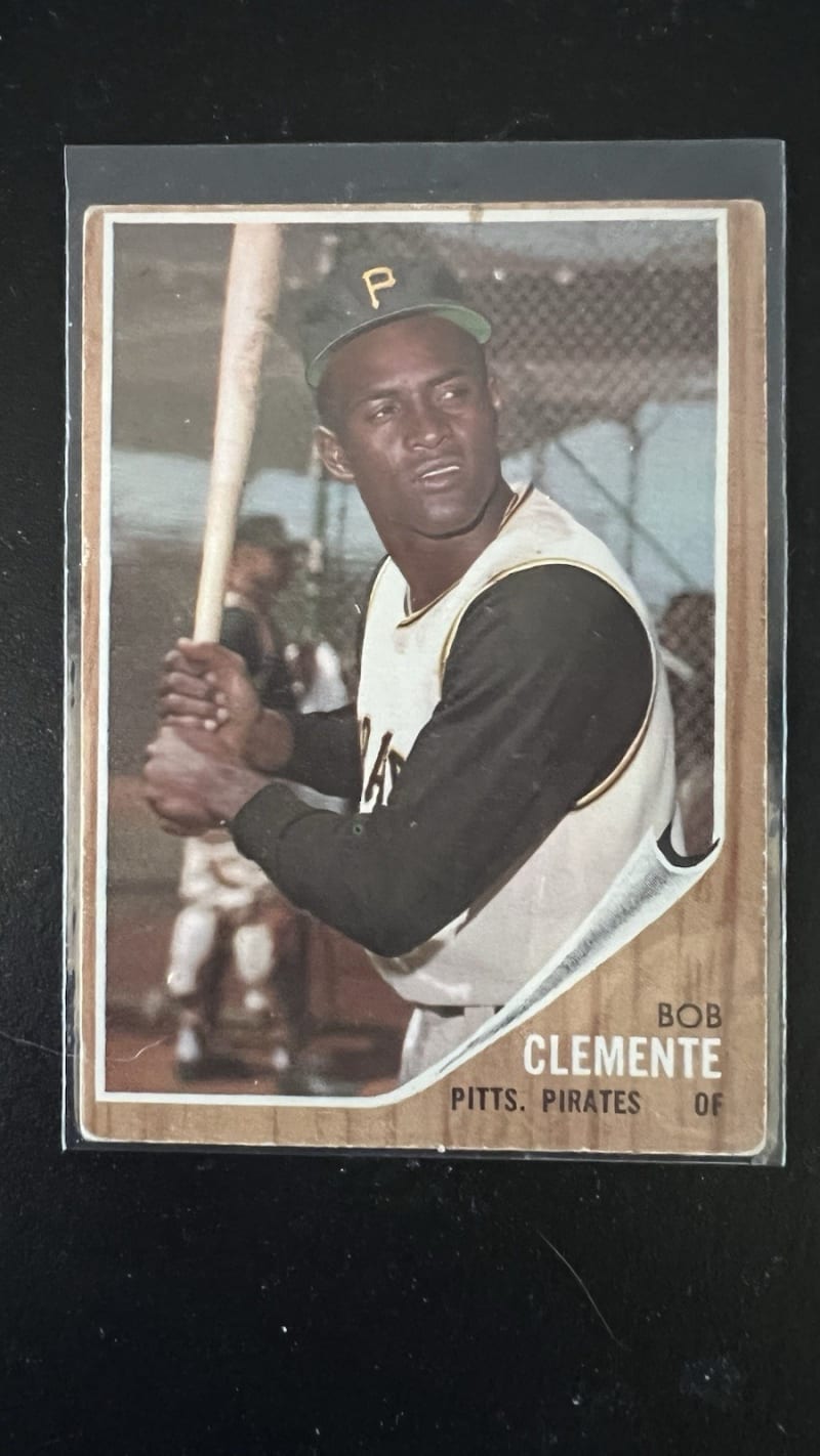 1962 Topps Roberto Clemente #10 front