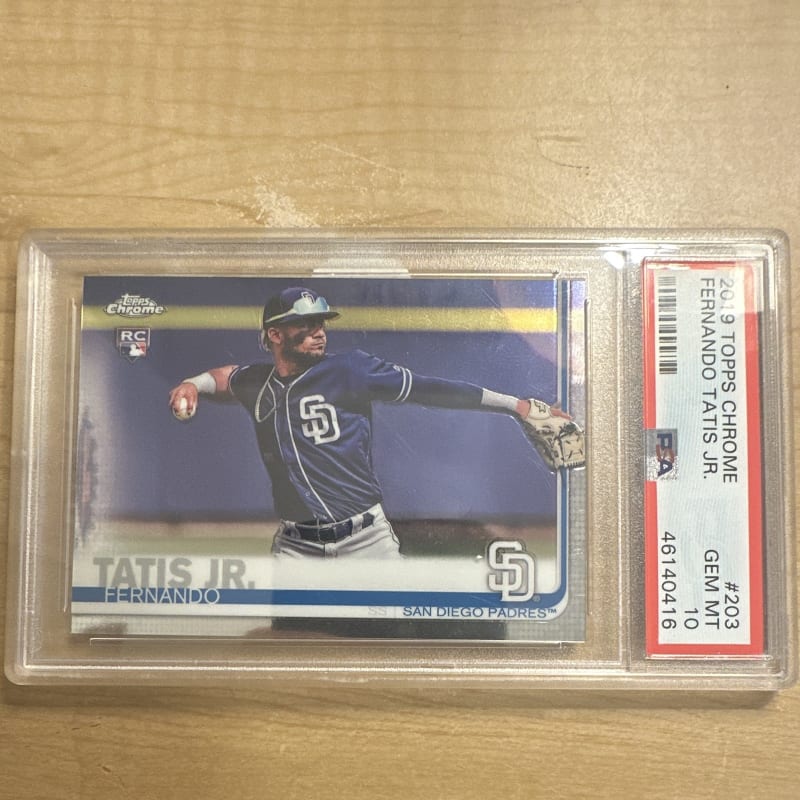 2019 Topps Chrome Fernando Tatis Jr. #203 front