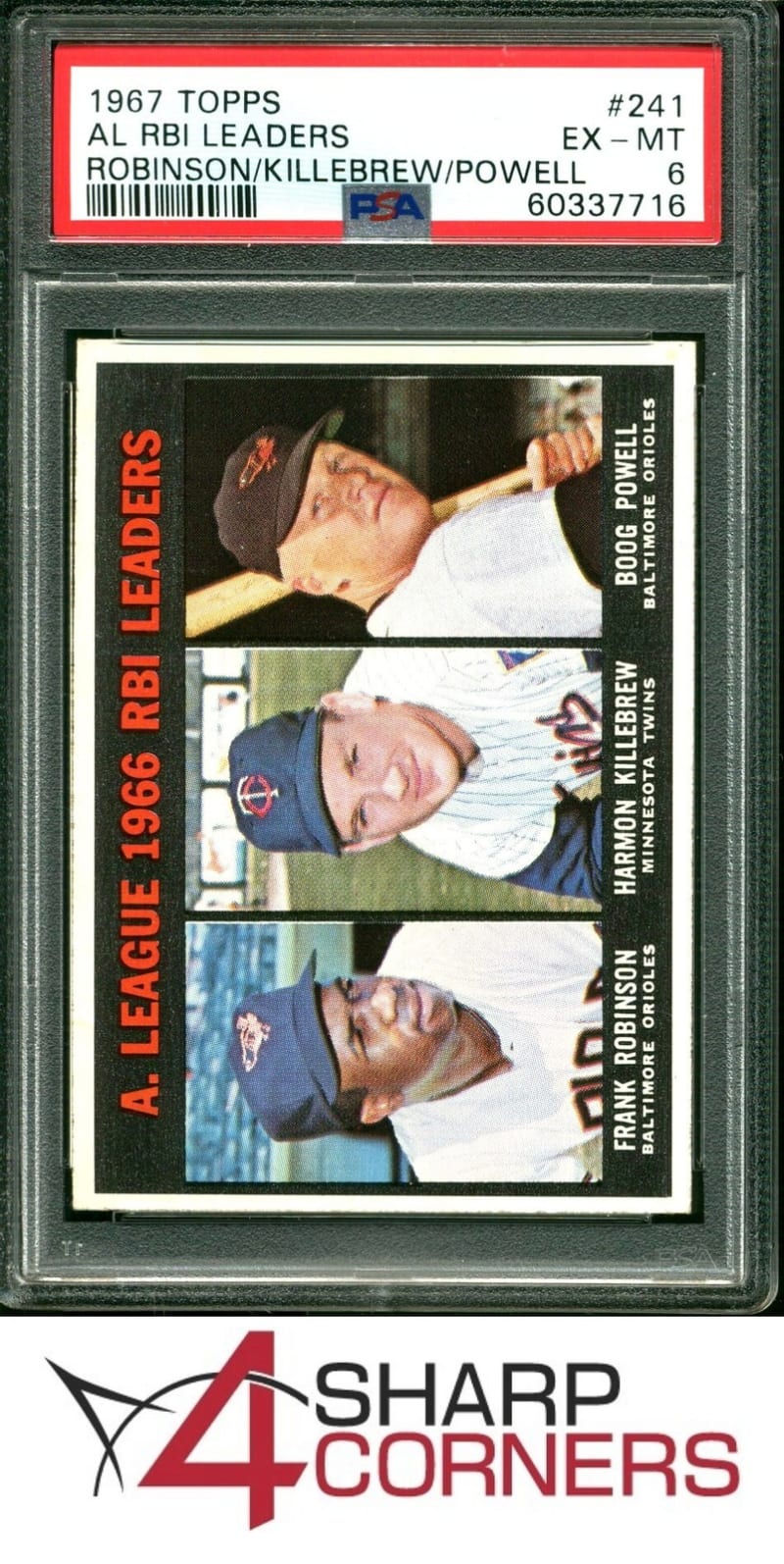 1967 Topps Harmon Killebrew #460 front