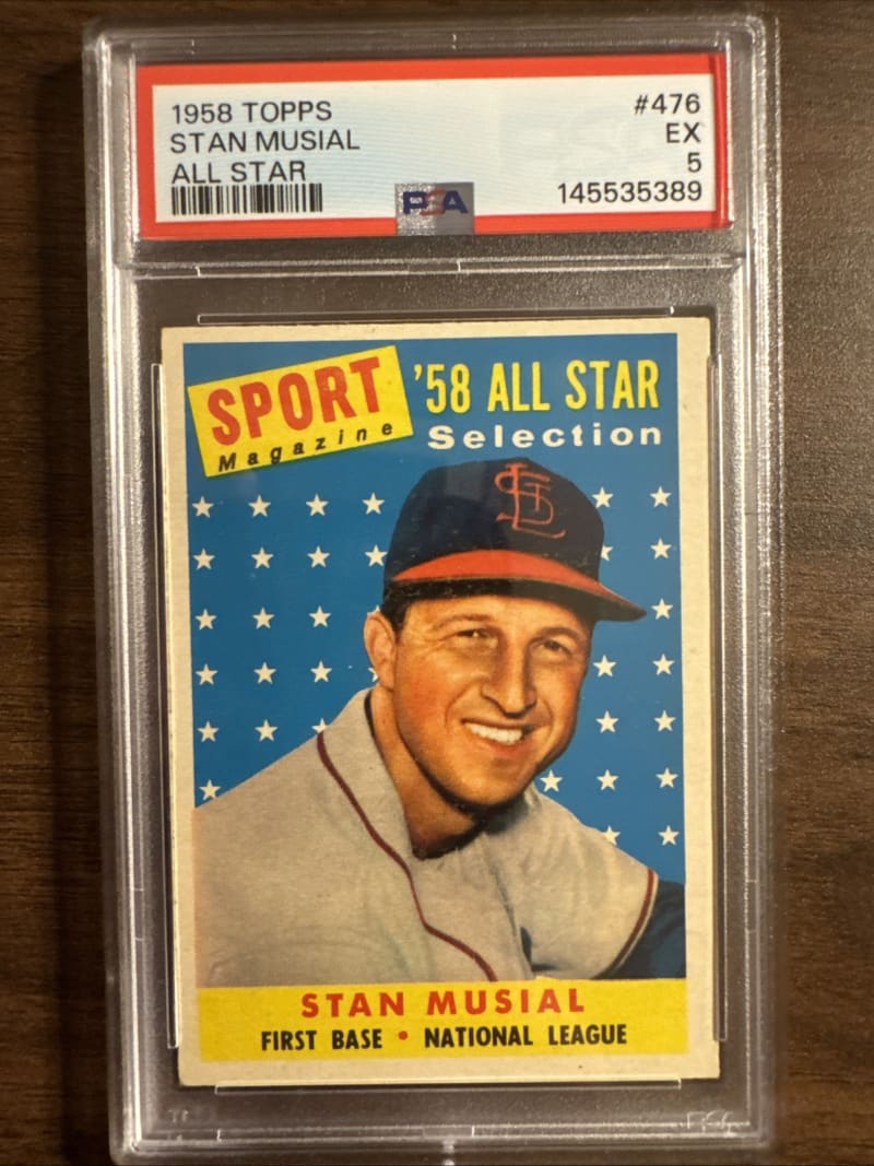 1958 Topps Stan Musial #476 front