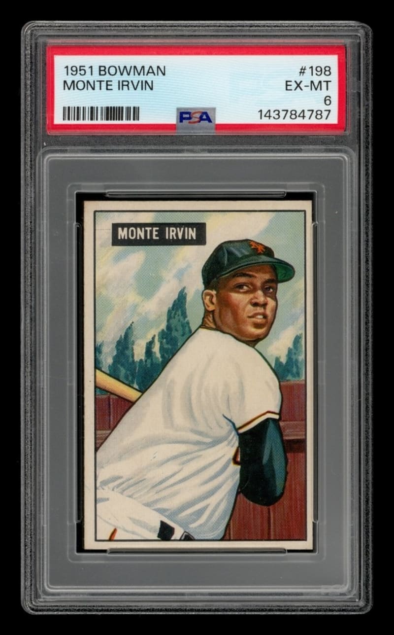 1951 Bowman Monte Irvin #198 front