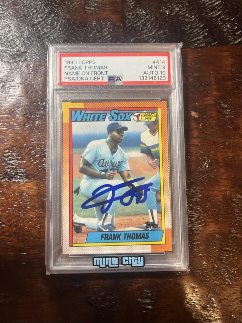 1990 Topps Frank Thomas #414 front