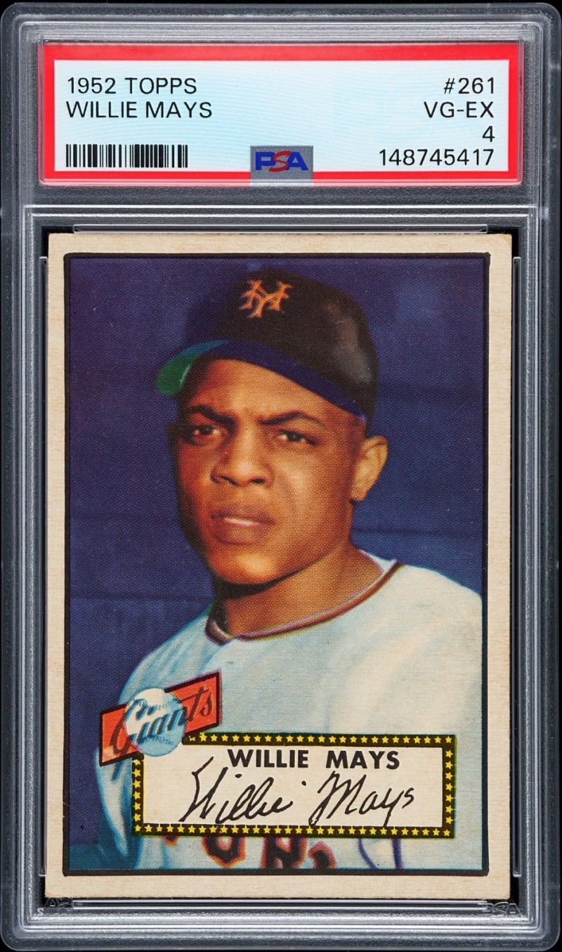 1952 Topps Willie Mays #261 front