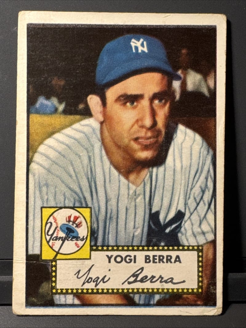 1952 Topps Yogi Berra #191 front
