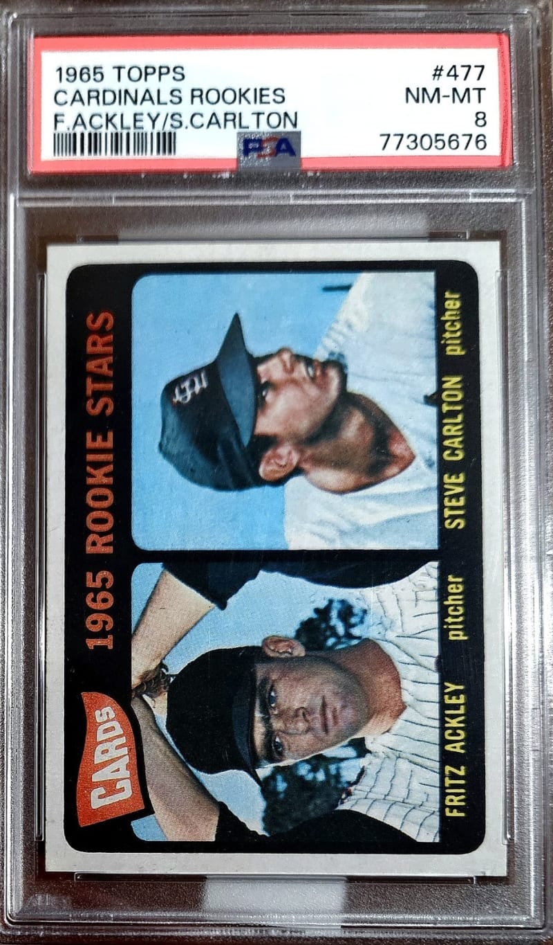 1965 Topps Steve Carlton #477 front
